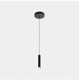 LedsC4 - Luminaria colgante Candle XS 1 Body Surface LED 3.2W 2700K negro 154lm