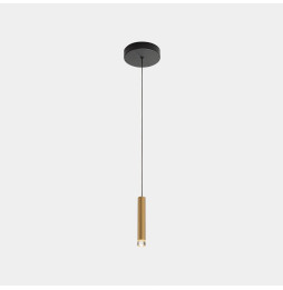 LedsC4 - Luminaria colgante Candle XS 30 Bodies LED 98.8W 2700K blanco 4608lm negro