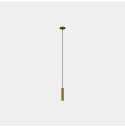 LedsC4 - Luminaria colgante Prolix Recessed LED 5.9W 2700K oro mate 217lm