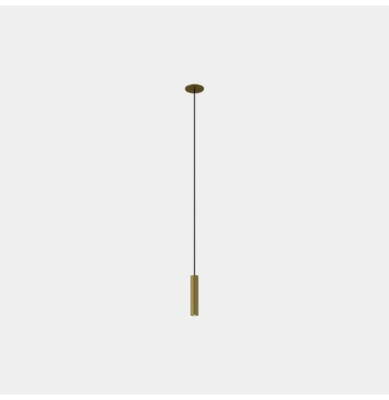 LedsC4 - Luminaria colgante Prolix Recessed LED 5.9W 2700K oro mate 217lm