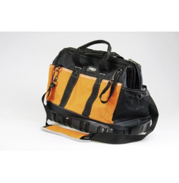 PROIMAN - Bolsa porta herramienta lona reforzada naranja negro