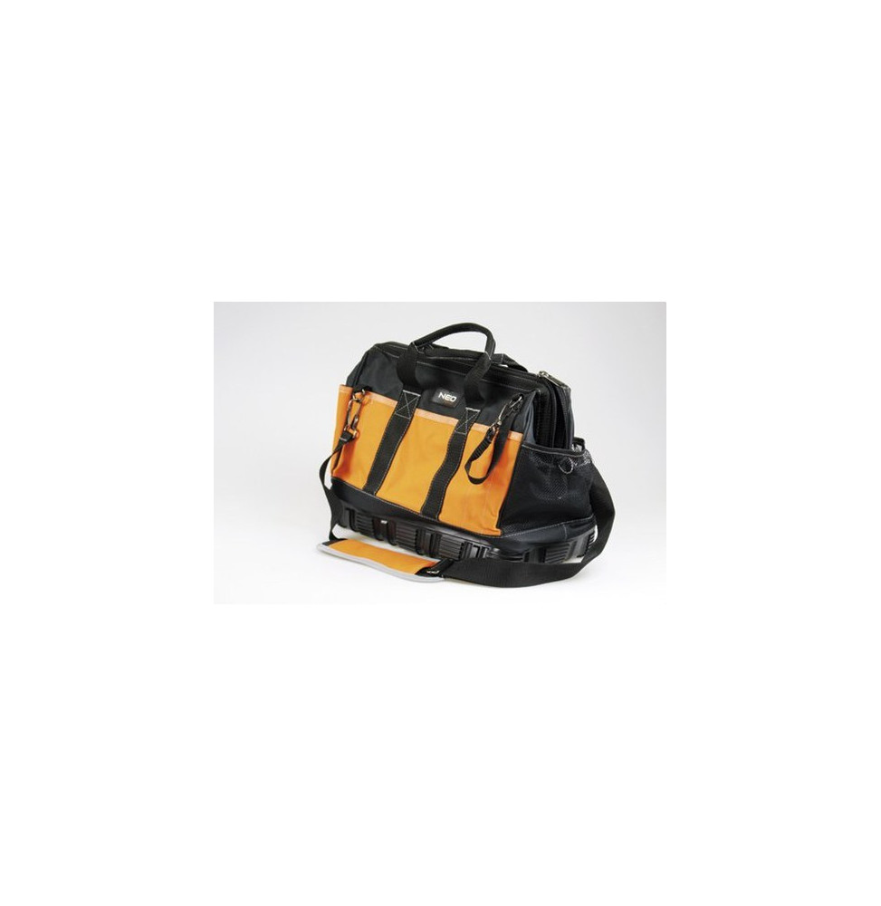 PROIMAN - Bolsa porta herramienta lona reforzada naranja negro