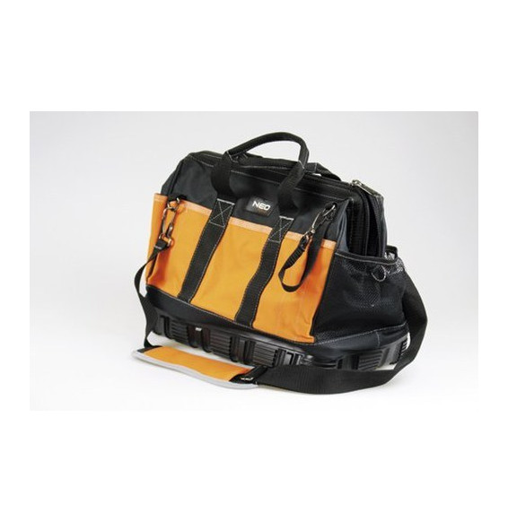 PROIMAN - Bolsa porta herramienta lona reforzada naranja negro