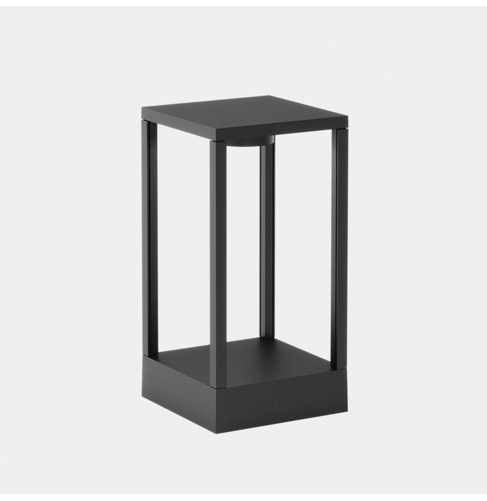 LedsC4 - Luminaria exterior Chillout IP66 RACK LED 13.5W 2700K gris urbano 760lm DALI-2