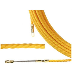 PROIMAN - Guía pasacables helicoidal monofilamento amarillo 5,2mmx30m