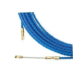PROIMAN - Guía pasacables helicoidal trenzada azul 5,2mmx40m