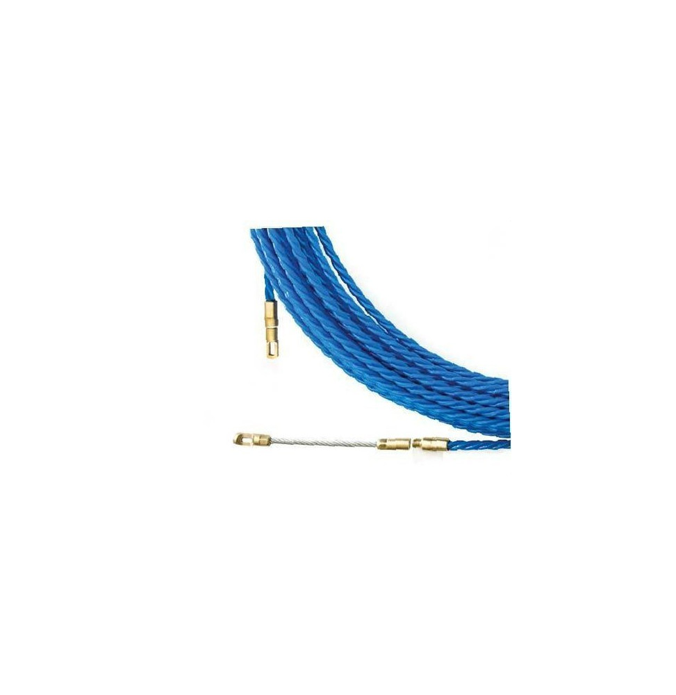 PROIMAN - Guía pasacables helicoidal trenzada azul 5,2mmx40m