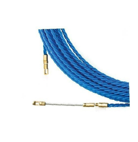 PROIMAN - Guía pasacables helicoidal trenzada azul 5,2mmx40m