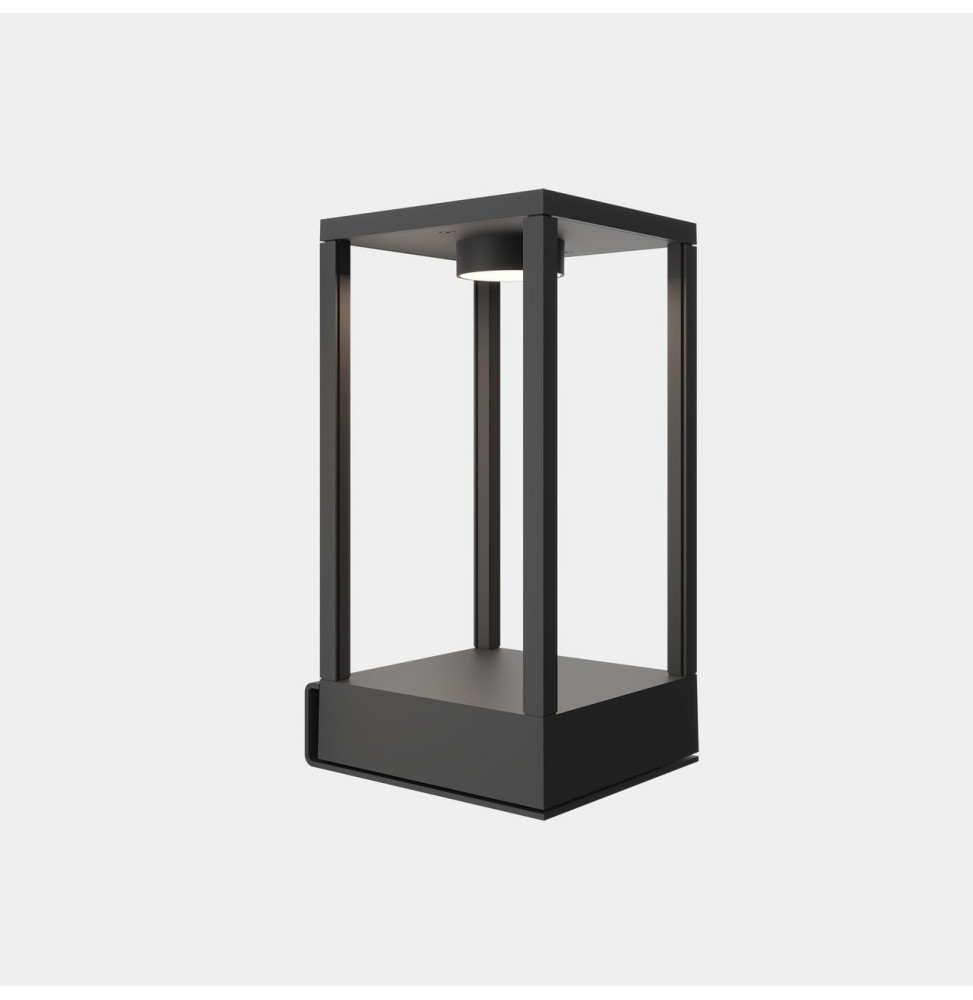 LedsC4 - Luminaria exterior Chillout IP66 RACK LED 13.5W 2700K negro 760lm CASAMBI