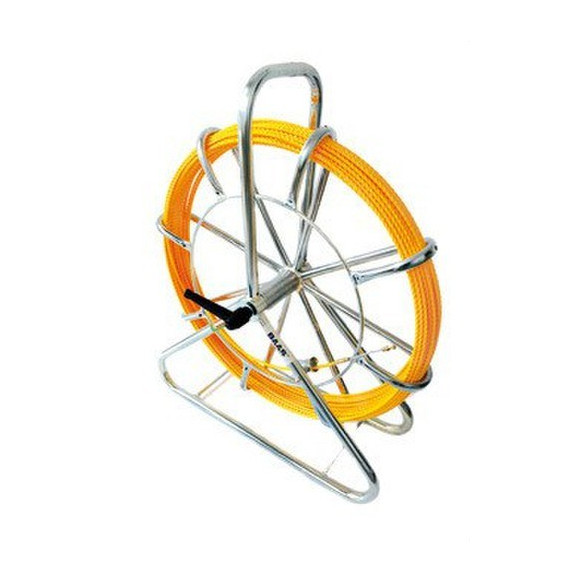 Guía pasacables helicoidal monofilamento amarillo 5,2mmx50m+contenedor