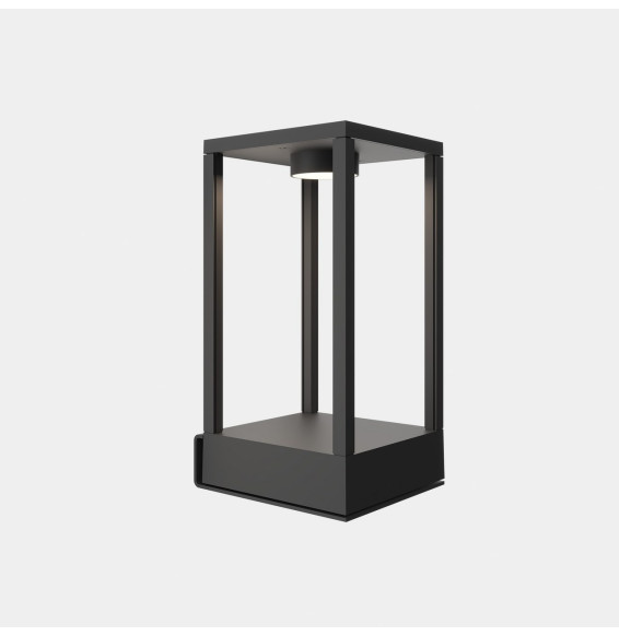 LedsC4 - Luminaria exterior Chillout IP66 RACK LED 13.5W 2700K negro 760lm DALI-2