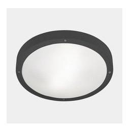 LedsC4 - Plafón IP66 BASIC E27 E27 15, 15W gris urbano