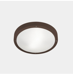 LedsC4 - Plafón IP66 BASIC E27 15W marrón