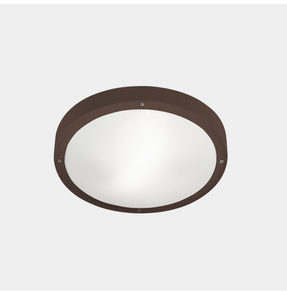 LedsC4 - Plafón IP66 BASIC E27 15W marrón