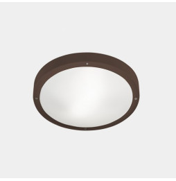 LedsC4 - Plafón IP66 BASIC E27 15W marrón