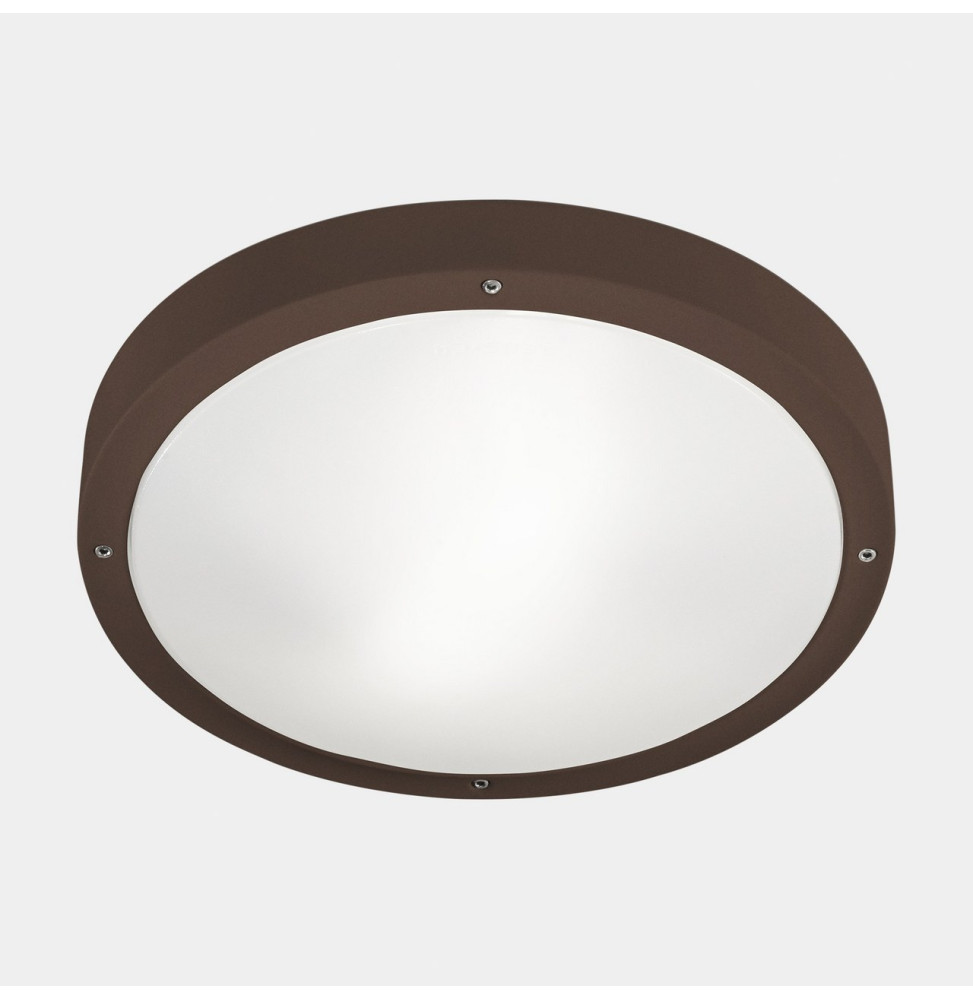 LedsC4 - Plafón IP66 BASIC LED 21.4W 2700K verde abeto 2606lm LedsC4 - Plafón IP66 BASIC LED 21.4W 2700K verde abeto 2606lm