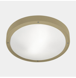 LedsC4 - Plafón IP66 BASIC LED 21.4W 2700K negro 2606lm