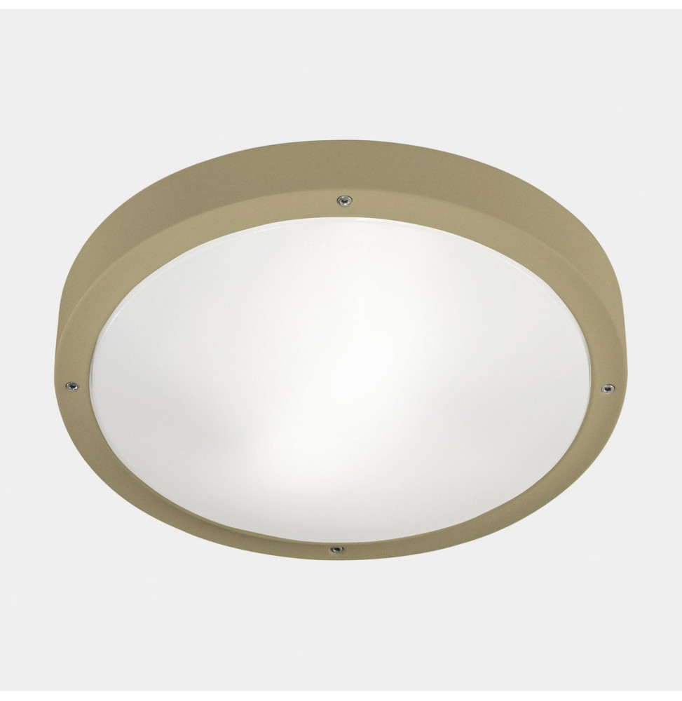LedsC4 - Plafón IP66 BASIC LED 21.4W 2700K negro 2606lm LedsC4 - Plafón IP66 BASIC LED 21.4W 2700K negro 2606lm