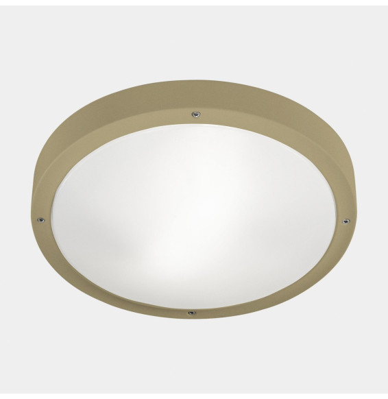 LedsC4 - Plafón IP66 BASIC LED 21.4W 2700K negro 2606lm