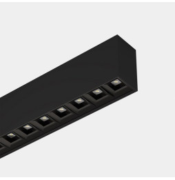 LedsC4 - Sistema lineal Infinite Pro 1136mm Surface Opticell 21.36W TW 2700K-6500K CRI 80 DALI DT8 negro IP40 3424lm