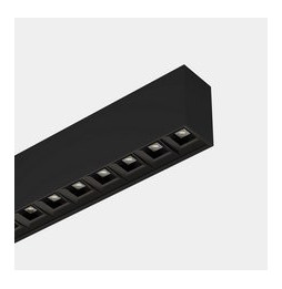 LedsC4 - Sistema lineal Infinite Pro 1136mm Surface Opticell 29.36W blanco cálido 3000K CRI 90 DALI-2/PUSH negro IP40 3962lm