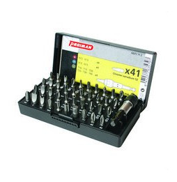 Juego puntas 1-4" con adaptador de puntas (41u)