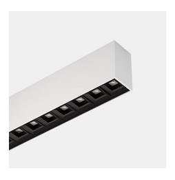 LedsC4 - Sistema lineal Infinite Pro 1136mm Surface Opticell 29.36W blanco cálido 3000K CRI 80 ON-OFF blanco IP40 4402lm