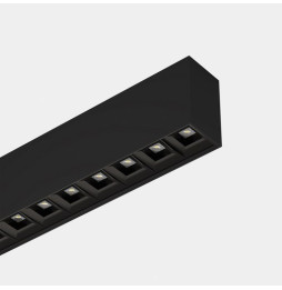 LedsC4 - Sistema lineal Infinite Pro 1136mm Surface Opticell 21.36W TW 2700K-6500K CRI 80 DALI DT8 negro IP40 3424lm