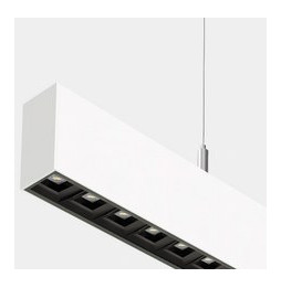 LedsC4 - Sistema lineal Infinite Pro 1136mm Suspended Opticell 29.36W blanco cálido 3000K CRI 80 DALI D4i blanco IP40 4402lm