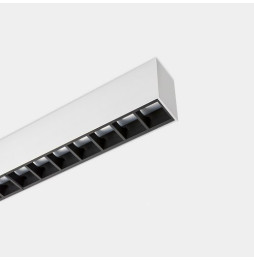 LedsC4 - Sistema lineal Infinite Pro 1136mm Up&Down Hexa-Cell 17.0, 26.5W 3000-4000K CRI 90 ON-OFF gris IP40 4680lm