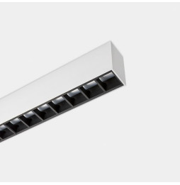 LedsC4 - Sistema lineal Infinite Pro 1136mm Up&Down Hexa-Cell 17.0, 26.5W 3000-4000K CRI 90 DALI-2/PUSH gris IP40 4680lm