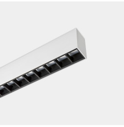 LedsC4 - Sistema lineal Infinite Pro 1136mm Up&Down Hexa-Cell 17.0, 26.5W blanco neutro 4000K CRI 90 DALI-2/PUSH negro IP40 4938