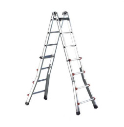 PROIMAN - Escalera plegable profesional aluminio 5+5