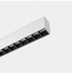 LedsC4 - Sistema lineal Infinite Pro 1136mm Up&Down Hexa-Cell 30.3, 26.5W blanco neutro 4000K CRI 90 gris IP40 5348lm