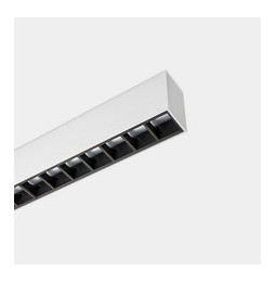 LedsC4 - Sistema lineal Infinite Pro 1136mm Up&Down Hexa-Cell 30.3, 26.5W blanco cálido 3000K CRI 90 negro IP40 5184lm