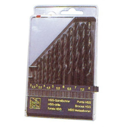 PROIMAN - Juego broca acero HSS diámetro 2-8mm (13 unidades)