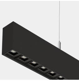 LedsC4 - Sistema lineal Infinite Pro 1136mm Up&Down Opticell 29.3, 26.1W blanco neutro 4000K CRI 90 ON-OFF negro IP40 8252lm