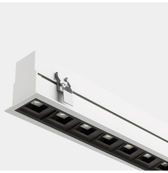 LedsC4 - Sistema lineal Infinite Pro 1700mm Recessed Opticell 44.04W blanco neutro 4000K CRI 80 Casambi blanco IN IP20 / OUT IP4