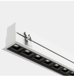 LedsC4 - Sistema lineal Infinite Pro 1700mm Recessed Opticell 44.04W blanco neutro 4000K CRI 80 Casambi blanco IN IP20 / OUT IP4
