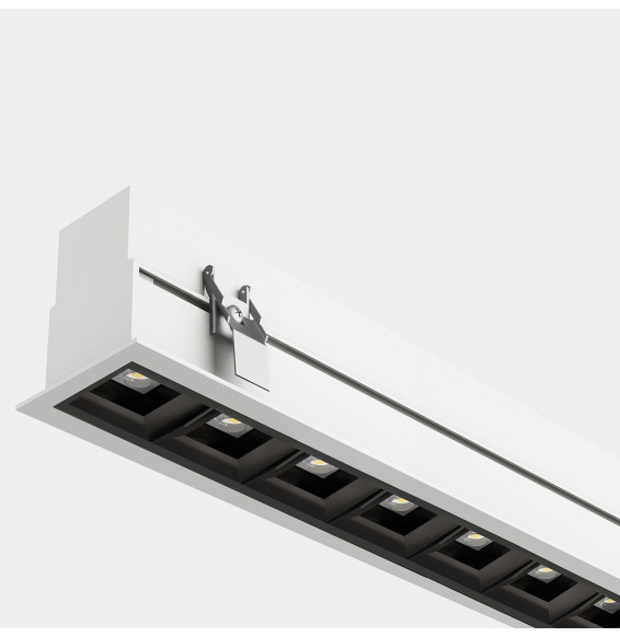 LedsC4 - Sistema lineal Infinite Pro 1700mm Recessed Opticell 21.36W blanco neutro 4000K CRI 80 ON-OFF blanco IN IP20 / OUT IP44