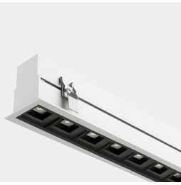 LedsC4 - Sistema lineal Infinite Pro 1700mm Recessed Opticell 44.04W blanco neutro 4000K CRI 90 DALI-2/PUSH blanco IN IP20 / OUT