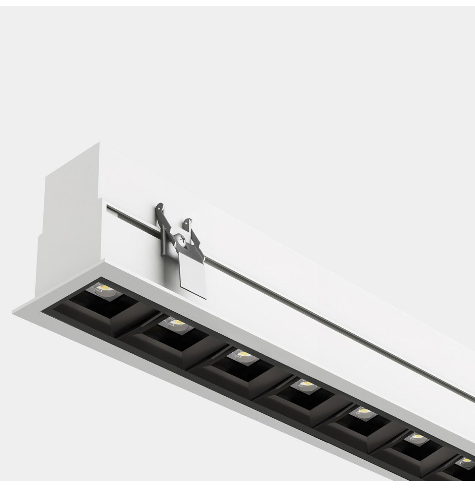 LedsC4 - Sistema lineal Infinite Pro 1700mm Recessed Opticell 21.36W blanco neutro 4000K CRI 80 DALI-2/PUSH blanco IN IP20 / OUT LedsC4 - Sistema lineal Infinite Pro 1700mm Recessed Opticell 21.36W blanco neutro 4000K CRI 80 DALI-2/PUSH blanco IN IP20 / OUT