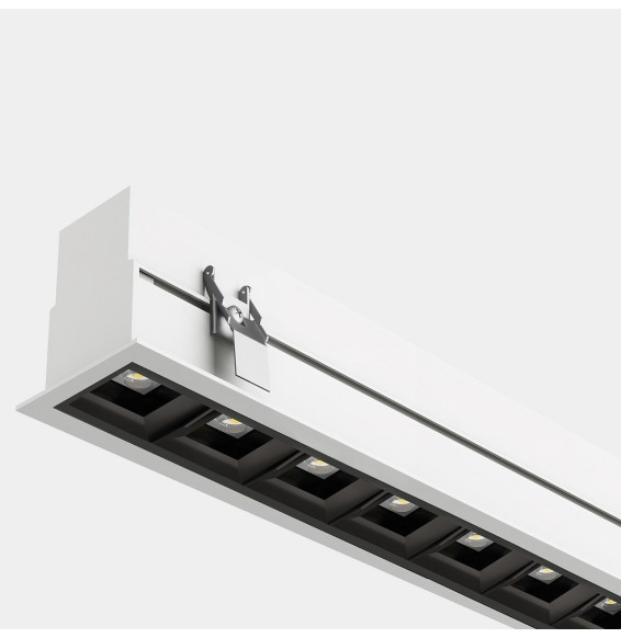 LedsC4 - Sistema lineal Infinite Pro 1700mm Recessed Opticell 21.36W blanco neutro 4000K CRI 80 DALI-2/PUSH blanco IN IP20 / OUT