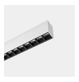 LedsC4 - Sistema lineal Infinite Pro 1700mm Surface Hexa-Cell 25.62W blanco neutro 4000K CRI 80 DALI-2/PUSH negro IP40 1274lm