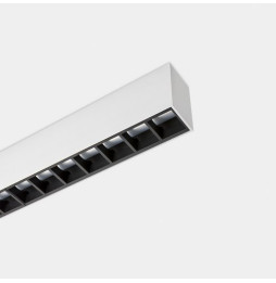 LedsC4 - Sistema lineal Infinite Pro 1700mm Surface Hexa-Cell 25.62W blanco cálido 3000K CRI 90 ON-OFF blanco IP40 943lm