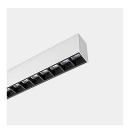 LedsC4 - Sistema lineal Infinite Pro 1700mm Surface Hexa-Cell 25.62W blanco cálido 3000K CRI 90 ON-OFF blanco IP40 943lm