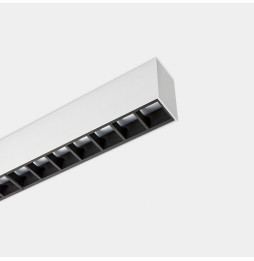 LedsC4 - Sistema lineal Infinite Pro 1700mm Surface Hexa-Cell 50.7W TW 2700K-6500K CRI 80 DALI DT8 & DALI D4i negro IP40 2024lm