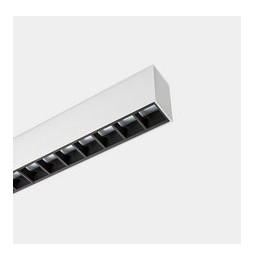 LedsC4 - Sistema lineal Infinite Pro 1700mm Surface Hexa-Cell 50.7W TW 2700K-6500K CRI 80 DALI DT8 & DALI D4i gris IP40 2024lm