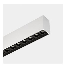 LedsC4 - Sistema lineal Infinite Pro 1700mm Surface Opticell 21.36W blanco cálido 3000K CRI 80 DALI-2/PUSH blanco IP40 3502lm