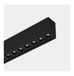 LedsC4 - Sistema lineal Infinite Pro 1700mm Surface Opticell 44.04W blanco cálido 3000K CRI 80 ON-OFF negro IP40 6762lm